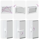 vidaXL Podkrovné okno RISOR 90 x 55 cm PVC a sklo – Obrázok 10