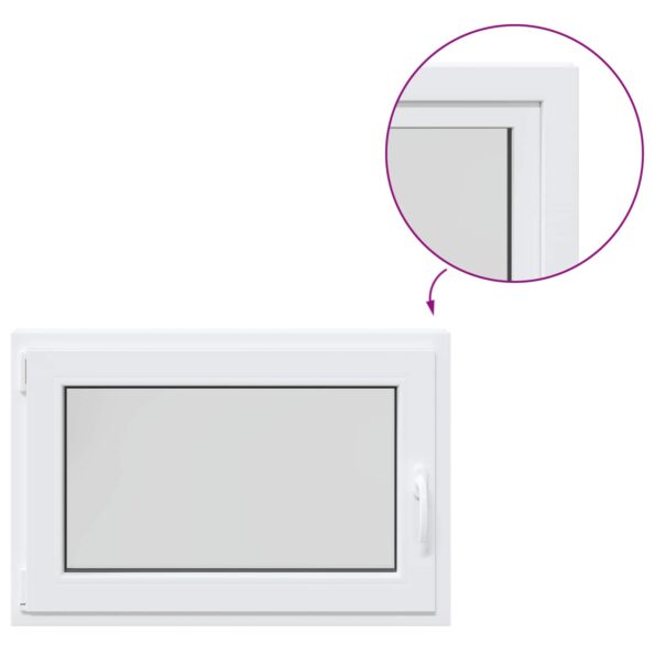 vidaXL Podkrovné okno RISOR 90 x 55 cm PVC a sklo – Obrázok 2