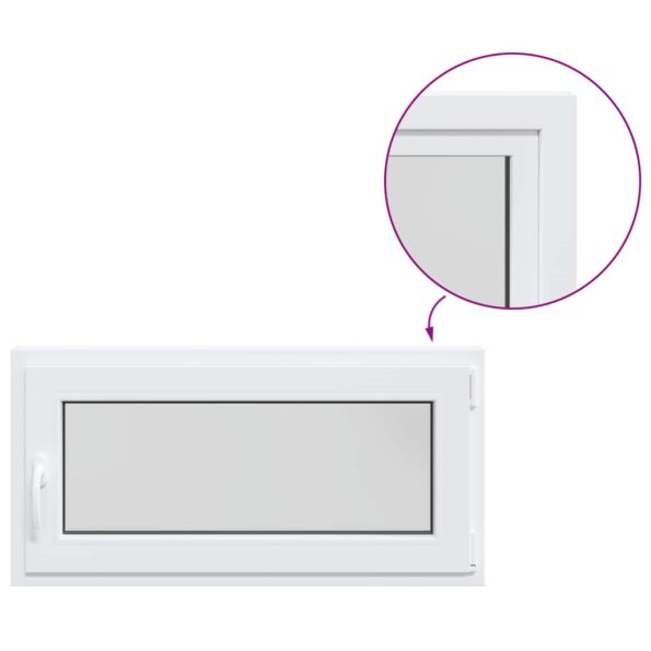 vidaXL Podkrovné okno RISOR 100 x 55 cm PVC a sklo – Obrázok 2