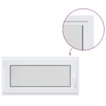 vidaXL Podkrovné okno RISOR 100 x 55 cm PVC a sklo – Obrázok 2