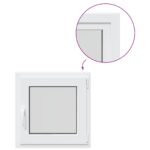 vidaXL Podkrovné okno RISOR 70 x 70 cm PVC a sklo – Obrázok 2