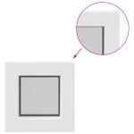 vidaXL Okno do pivnice RISOR 30 x 30 cm PVC a sklo – Obrázok 2