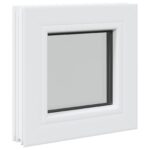 vidaXL Okno do pivnice RISOR 30 x 30 cm PVC a sklo – Obrázok 3