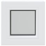 vidaXL Okno do pivnice RISOR 30 x 30 cm PVC a sklo – Obrázok 4