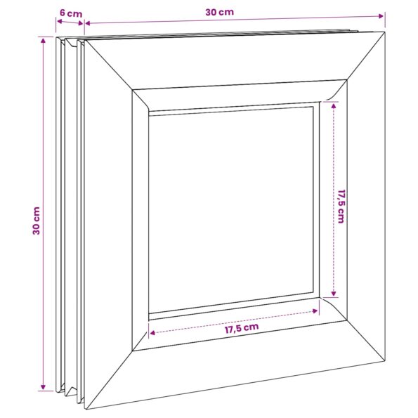 vidaXL Okno do pivnice RISOR 30 x 30 cm PVC a sklo – Obrázok 8