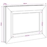 vidaXL Okno do pivnice RISOR 40 x 30 cm PVC a sklo – Obrázok 8