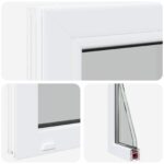 vidaXL Okno do pivnice RISOR 35 x 45 cm PVC a sklo – Obrázok 7