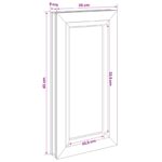 vidaXL Okno do pivnice RISOR 35 x 45 cm PVC a sklo – Obrázok 8