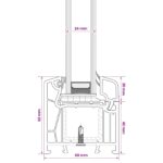 vidaXL Okno do pivnice RISOR 35 x 55 cm PVC a sklo – Obrázok 9