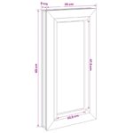 vidaXL Okno do pivnice RISOR 35 x 60 cm PVC a sklo – Obrázok 8