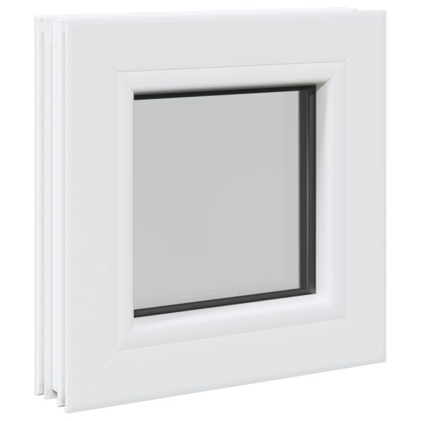 vidaXL Okno do pivnice RISOR 35 x 35 cm PVC a sklo – Obrázok 3