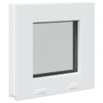 vidaXL Okno do pivnice RISOR 35 x 35 cm PVC a sklo – Obrázok 6