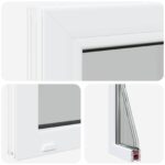 vidaXL Okno do pivnice RISOR 35 x 35 cm PVC a sklo – Obrázok 7