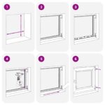 vidaXL Otočné a sklopné okno do suterénu RISOR 60 x 80 cm PVC a sklo – Obrázok 11