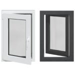 vidaXL Otočné a sklopné okno do suterénu RISOR 60 x 80 cm PVC a sklo – Obrázok 2