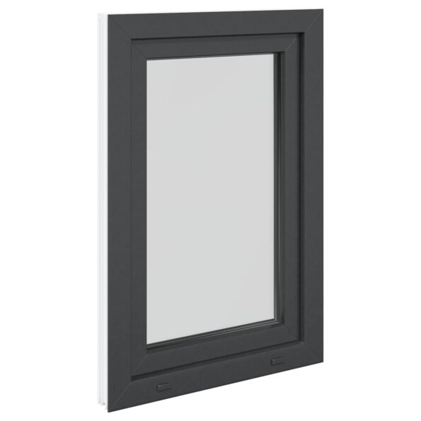 vidaXL Otočné a sklopné okno do suterénu RISOR 60 x 80 cm PVC a sklo – Obrázok 6