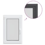 vidaXL Otočné a sklopné okno do suterénu RISOR 60 x 80 cm PVC a sklo – Obrázok 8