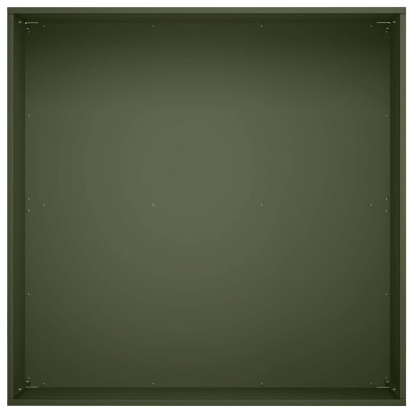 vidaXL Záhradný kvetináč 2 ks Olivovo zelená 60 x 60 x 30 cm – Obrázok 5