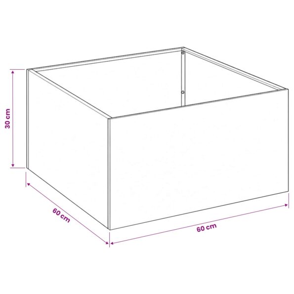 vidaXL Záhradný kvetináč 2 ks Olivovo zelená 60 x 60 x 30 cm – Obrázok 8