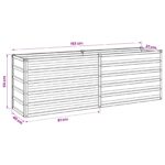 vidaXL Vyvýšený záhon Strieborná 160 x 40 x 55 cm pozinkované – Obrázok 10