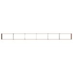 vidaXL Vyvýšený záhon Hrdzavý 480 x 40 x 24 cm corton – Obrázok 6
