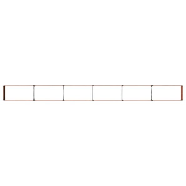vidaXL Vyvýšený záhon Hrdzavý 480 x 40 x 24 cm corton – Obrázok 6