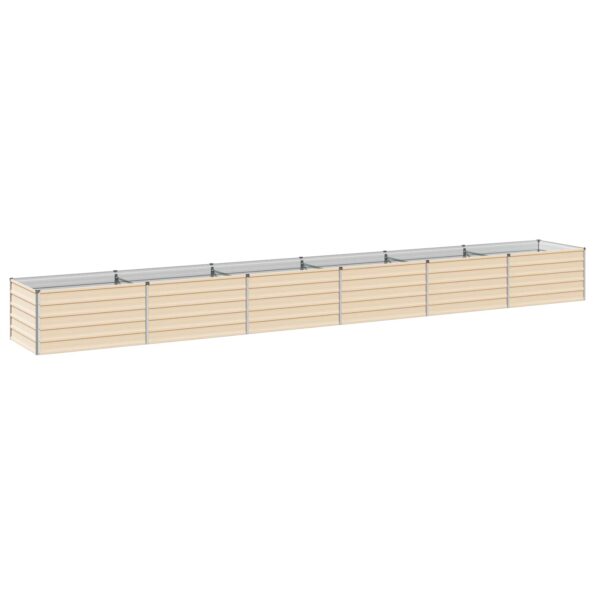 vidaXL Vyvýšený záhon Slonovinová 600 x 80 x 55 cm – Obrázok 2