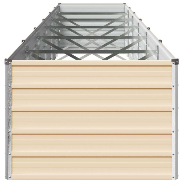 vidaXL Vyvýšený záhon Slonovinová 600 x 80 x 55 cm – Obrázok 4