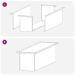 vidaXL Záhradný kvetináč s LED 2 ks Hrdzavý 30 x 100 x 30 cm – Obrázok 13