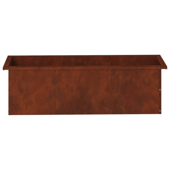 vidaXL Záhradný kvetináč s LED 2 ks Hrdzavý 30 x 100 x 30 cm – Obrázok 6