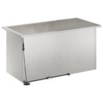 vidaXL Záhradný kvetináč s LED Strieborná 40 x 80 x 40 cm – Obrázok 7