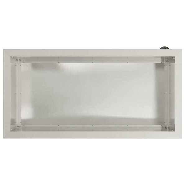 vidaXL Záhradný kvetináč s LED Strieborná 40 x 80 x 40 cm – Obrázok 8