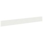 vidaXL Obrubník trávnika 30 ks 100 x 12 cm Oceľ Biela – Obrázok 2