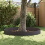 vidaXL Obrubník trávnika 10 ks 100 x 22 cm Oceľ Čierna – Obrázok 4