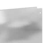 vidaXL Obrubník trávnika 10 ks 100 x 22 cm Oceľ Strieborná – Obrázok 6
