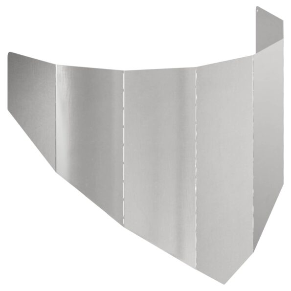 vidaXL Obrubník trávnika 100 x 45 cm Oceľ Strieborná – Obrázok 2
