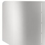 vidaXL Obrubník trávnika 100 x 45 cm Oceľ Strieborná – Obrázok 6