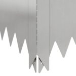vidaXL Obrubník trávnika 60 x 60 x 35 cm Oceľ Strieborná – Obrázok 6