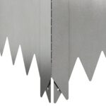 vidaXL Obrubník trávnika 100 x 60 x 20 cm Oceľ Strieborná – Obrázok 6