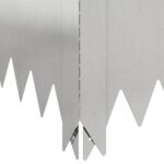 vidaXL Obrubník trávnika 100 x 100 x 20 cm Oceľ Strieborná – Obrázok 6