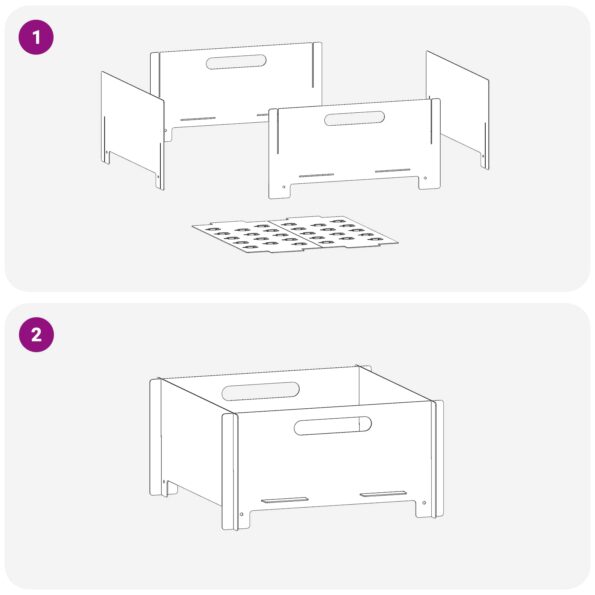 vidaXL Ohnisko Hrdzavý 40 x 40 x 20 cm Poveternostne odolná oceľ – Obrázok 7