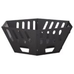 vidaXL Ohnisko Čierna 60 x 60 x 23 cm Oceľ – Obrázok 2