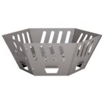 vidaXL Ohnisko Hrdzavý 60 x 60 x 23 cm Poveternostne odolná oceľ – Obrázok 2