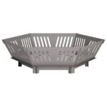 vidaXL Ohnisko Hrdzavý 60 x 60 x 18 cm Poveternostne odolná oceľ – Obrázok 2