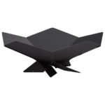 vidaXL Ohnisko Čierna 53 x 53 x 18,5 cm Oceľ – Obrázok 2