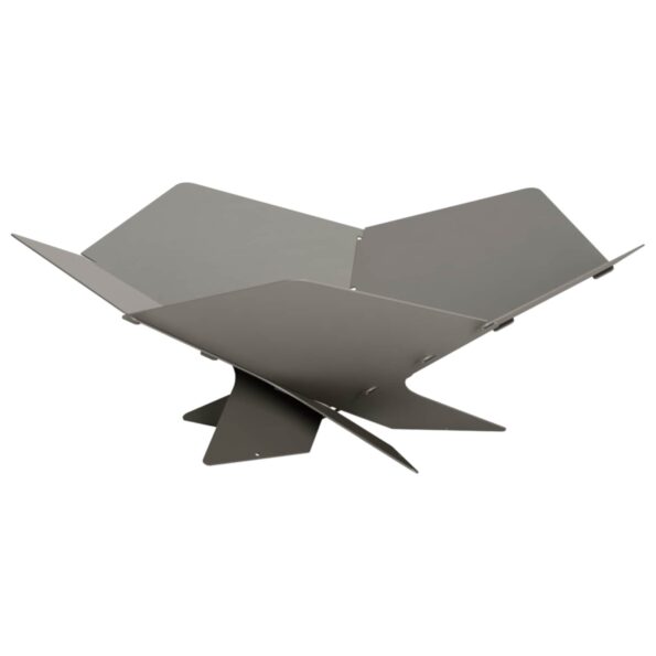 vidaXL Ohnisko Hrdzavý 53 x 53 x 18,5 cm Poveternostne odolná oceľ – Obrázok 2