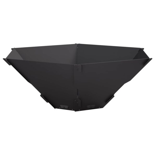 vidaXL Ohnisko Čierna 58,5 x 51,5 x 19,5 cm Oceľ – Obrázok 2