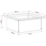 vidaXL Krúžok na ohnisko Čierna 60 x 60 x 25 cm Oceľ – Obrázok 6