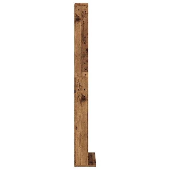 vidaXL CD Skrinka Staré drevo 33 x 23,5 x 175 cm Kompozitné drevo – Obrázok 5