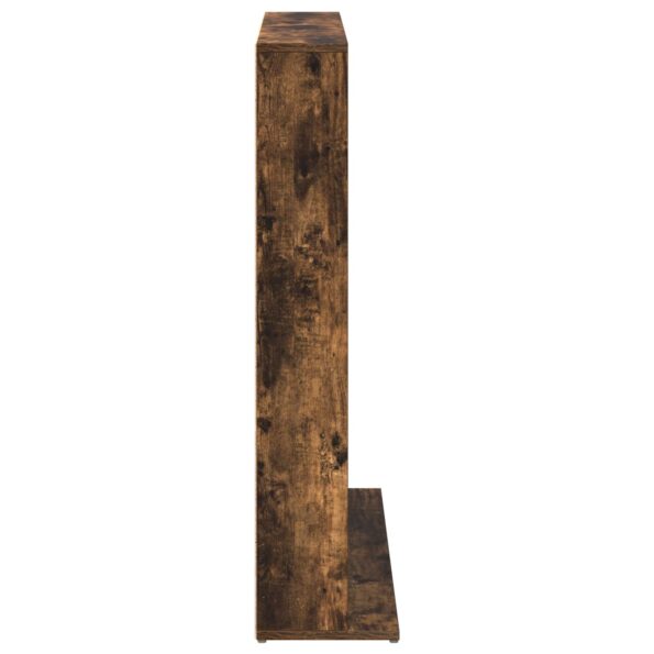 vidaXL CD Skrinka Dymový dub 96 x 23,5 x 97,5 cm Kompozitné drevo – Obrázok 5